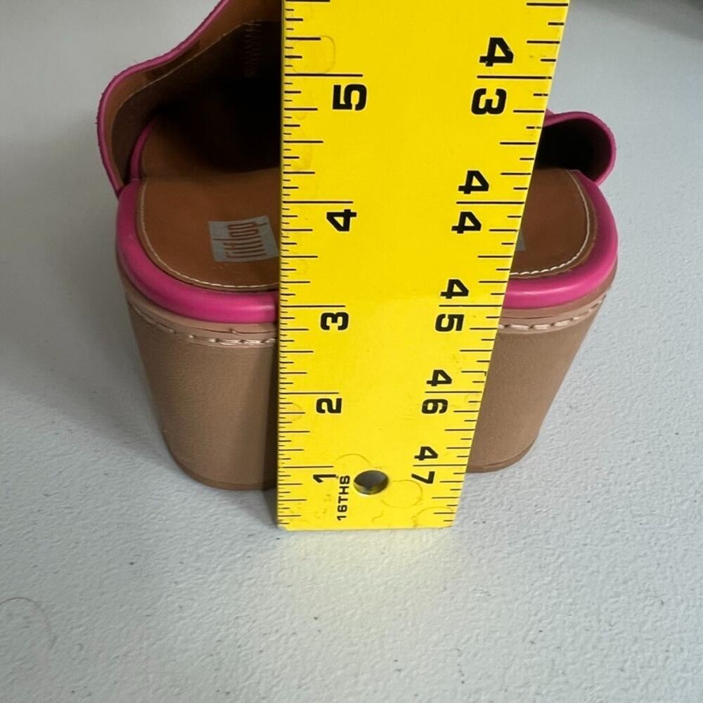 Fitflop Hot Pink Suede Mules Size 5 - Picture 4 of 13